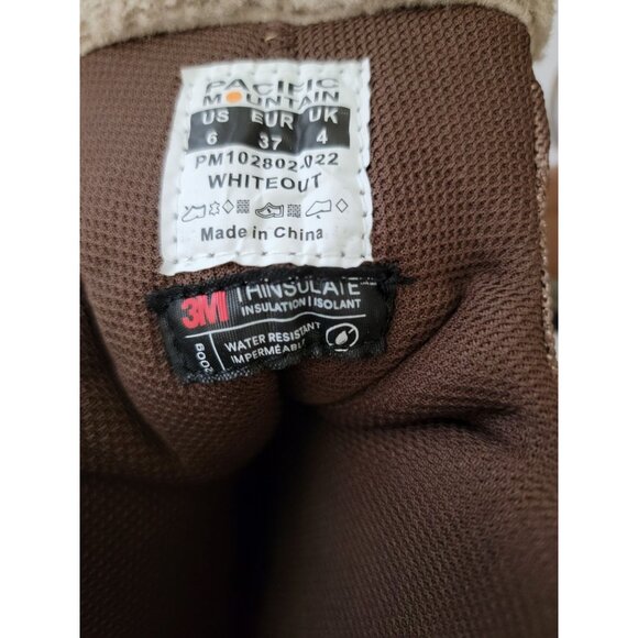 PACIFIC MOUNTAIN Whiteout 3M Thinsulate Quilted Winter Boots Women's Sz 6 NWOB - Picture 10 of 11